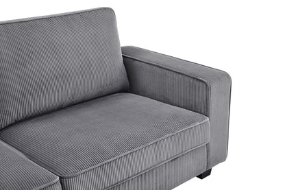 Airluxe Emma 3 Seater Sofa (Dark Grey)