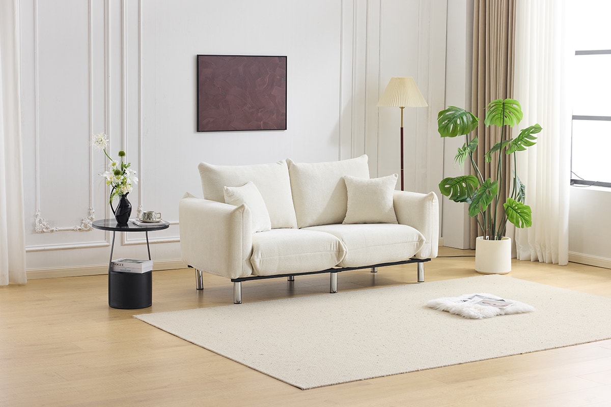 Airluxe Ava 2 Seater Sofa (White)