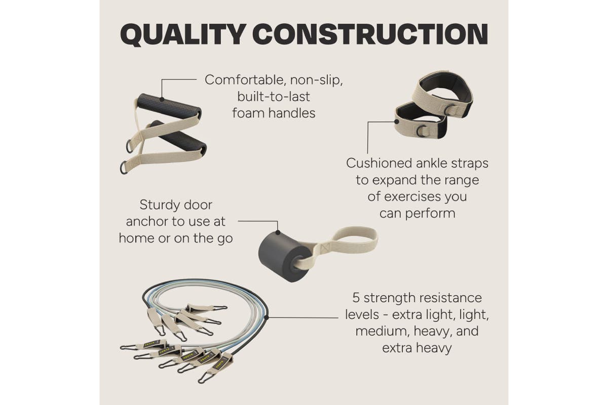 Centr Resistance Bands with Handles