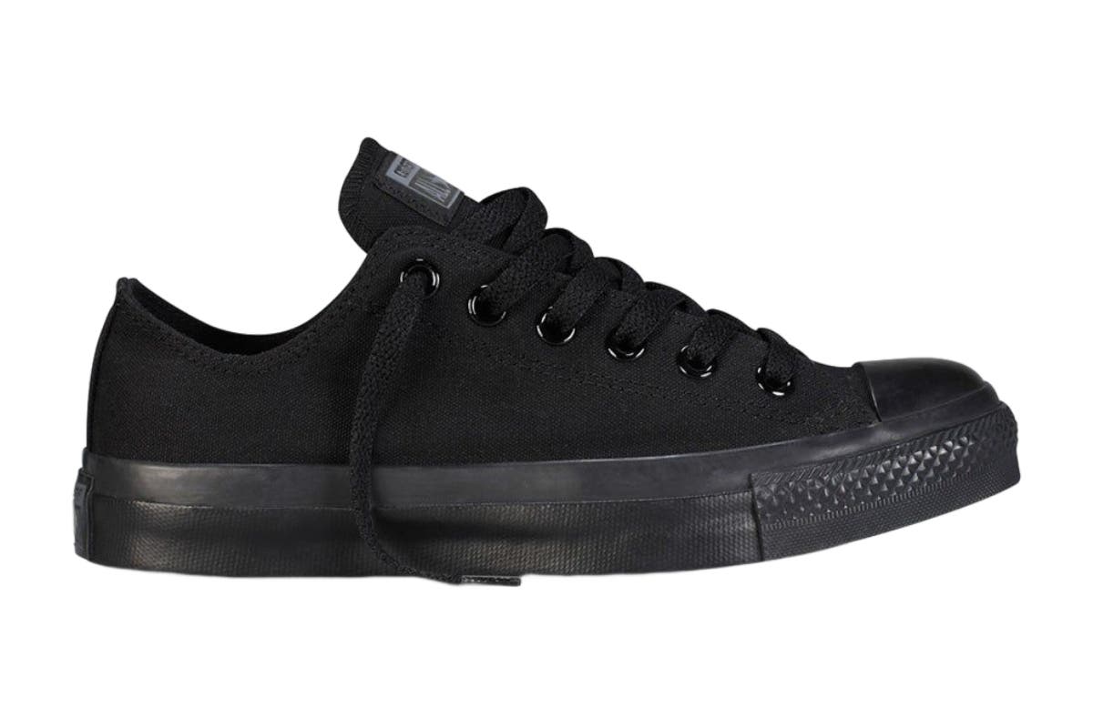 Converse Unisex Chuck Taylor All Star Ox Lo Casual Shoes  - Black Mono, Size 12M/14W US 