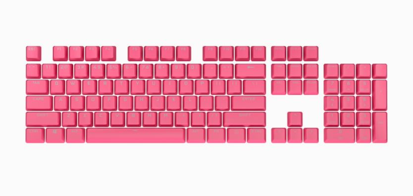 CORSAIR PBT Double-shot Pro Keycaps -Rogue Pink Keyboard | Auzzi Store
