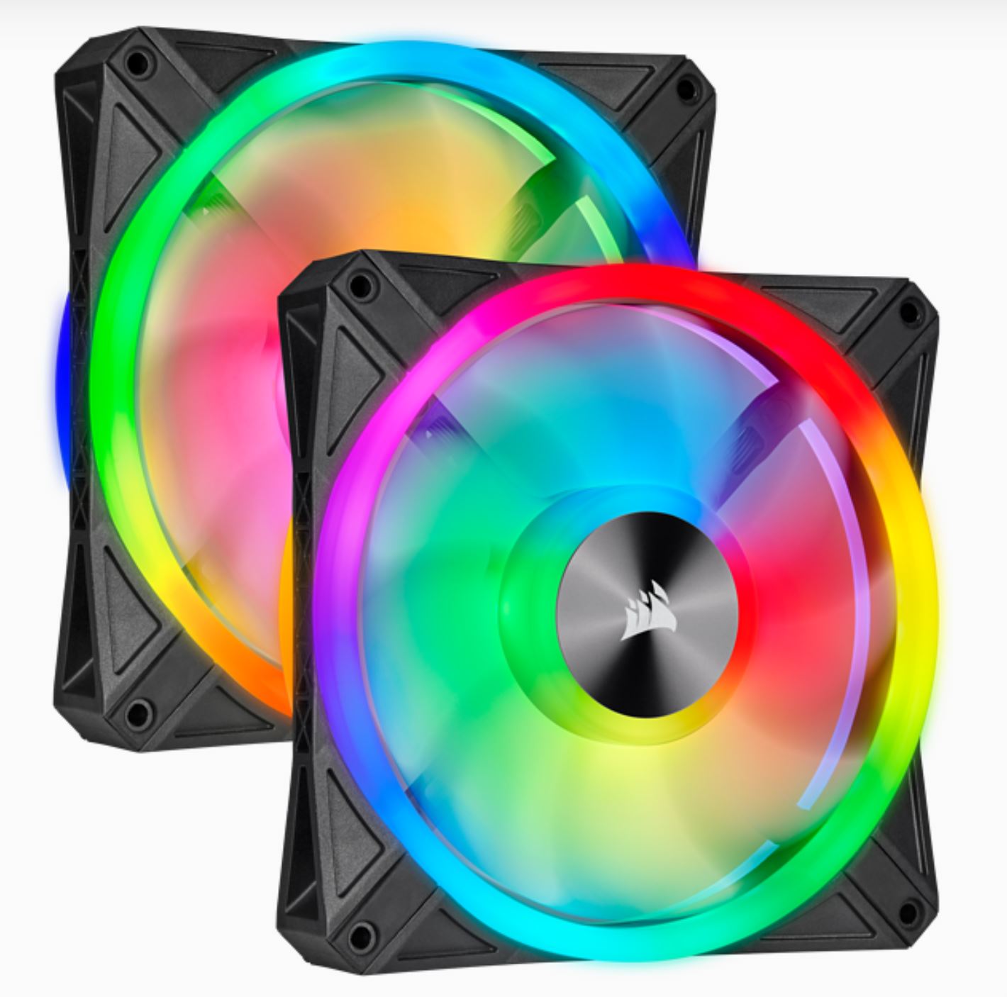 CORSAIR QL140 RGB Dual Fan Kit with Lighting Node Core | Auzzi Store