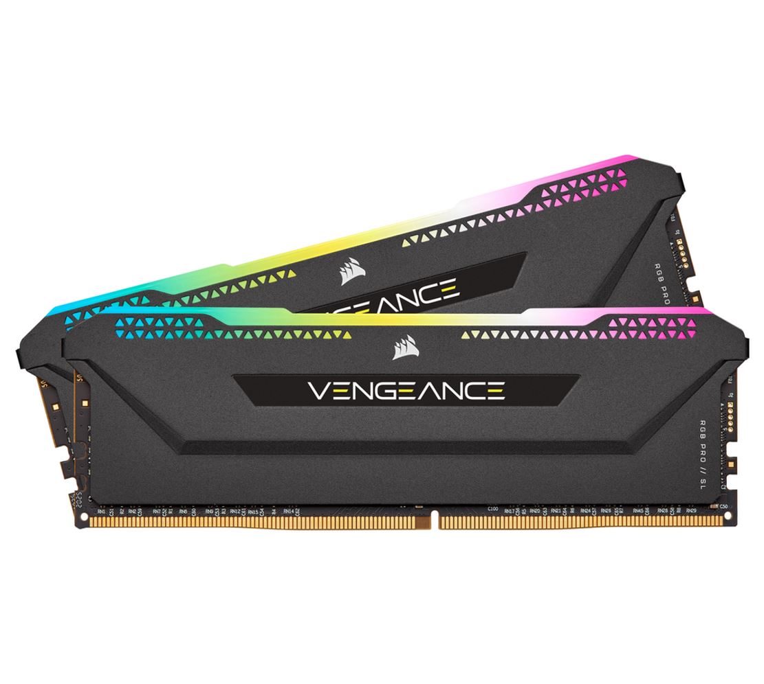 CORSAIR Vengeance RGB PRO SL 32GB (2x16GB) DDR4 3600Mhz C18 Black Heatspreader for AMD Desktop Gaming Memory | Auzzi Store