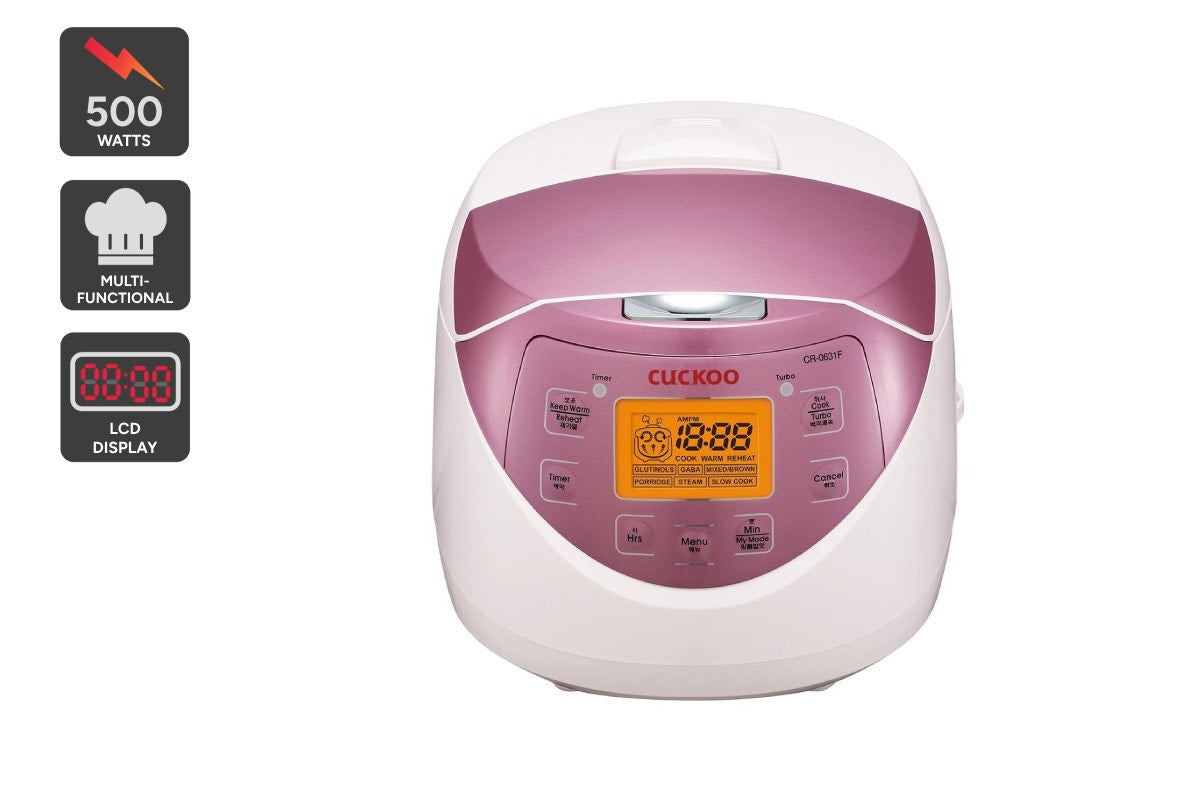 Cuckoo 6 Cup Micom Rice Cooker - CR-0631F