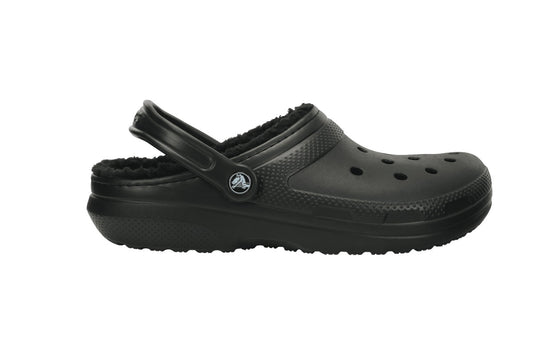 Crocs Classic Lined Clog (Black, Size M9/W11 US)