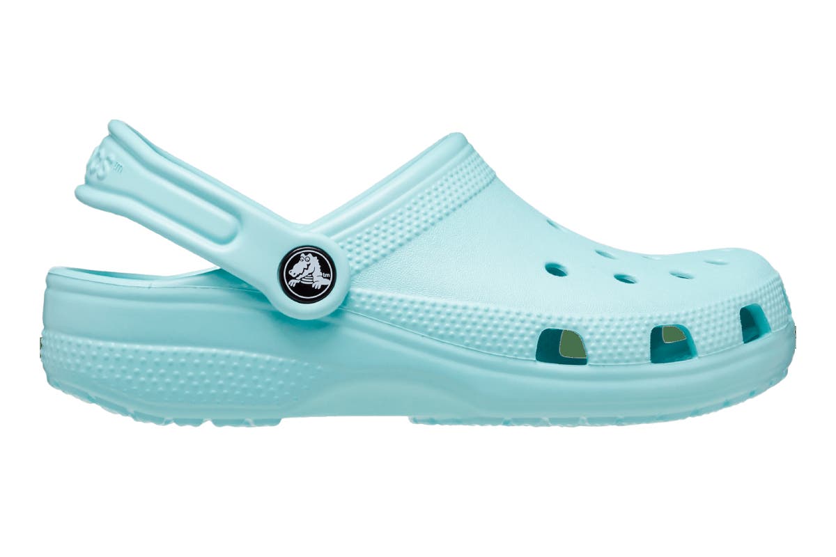 Crocs Classic Clog Kids Sandal  - Pure Water, Size C5 US 