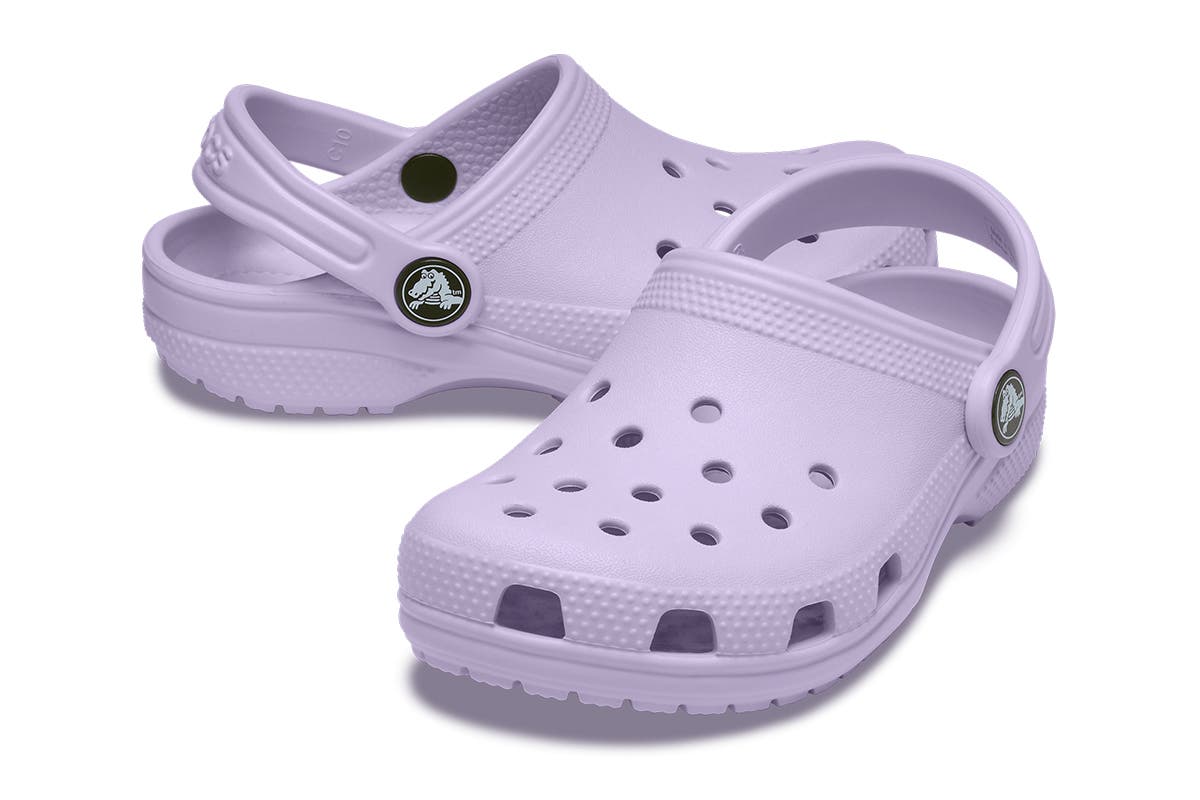 Crocs Kids Classic Clog (Lavender, Size C8 US)