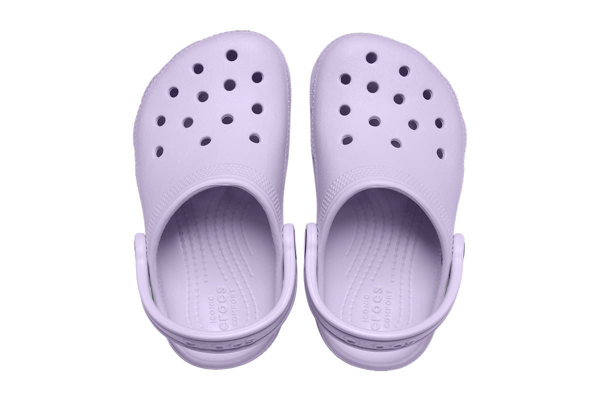 Crocs Kids Classic Clog (Lavender, Size C8 US)