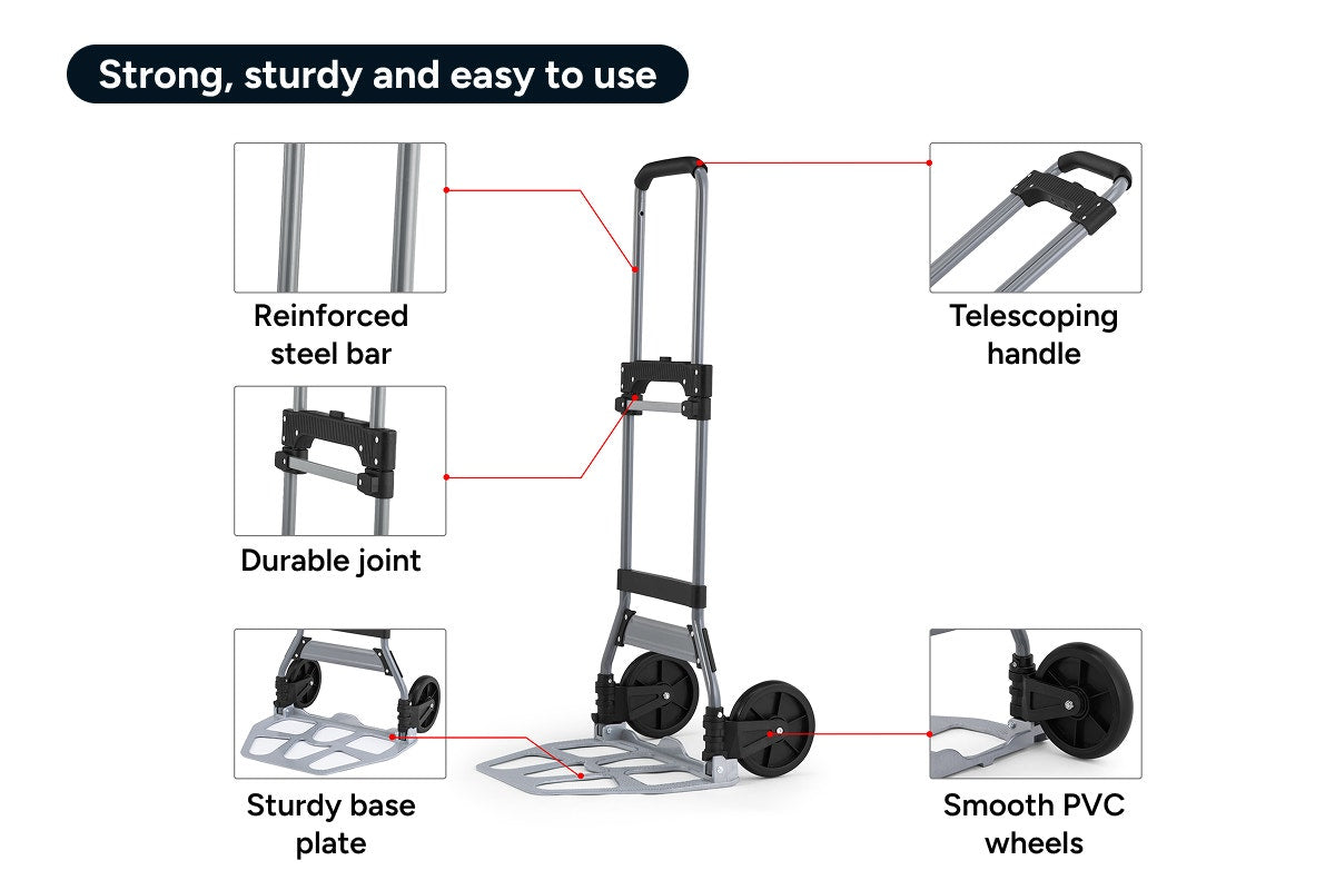 Certa 100kg Portable Folding Trolley