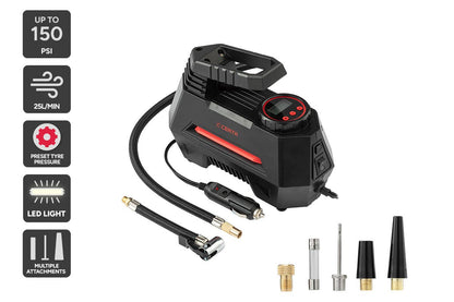 Certa Portable Air Compressor Pump Tyre Inflator