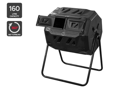Certa 160L Outdoor Tumbling Compost Bin - Auzzistore