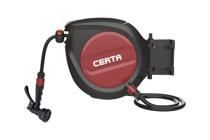 Certa 20m Retractable Garden Hose Reel with Spray Nozzle