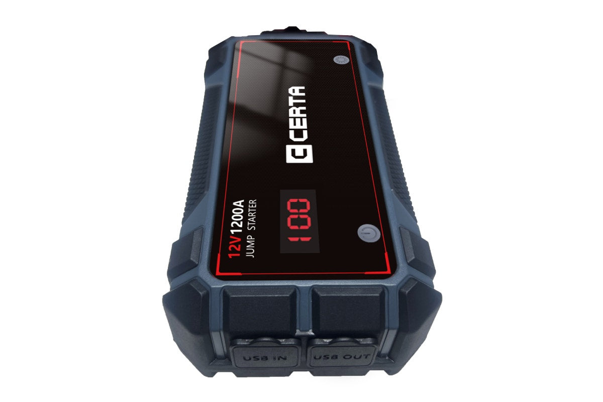 Certa 1200A 10000mAh Portable Jump Starter