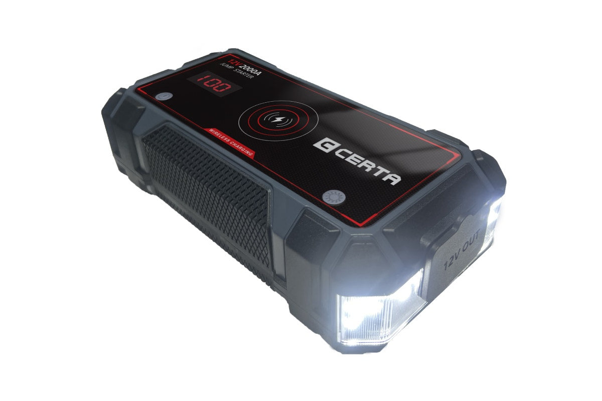 Certa 2000A 16000mAh Portable Jump Starter