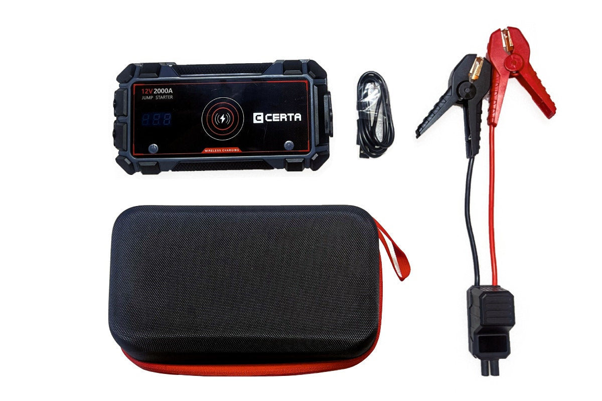 Certa 2000A 16000mAh Portable Jump Starter