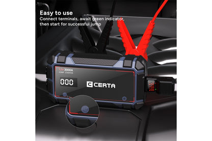 Certa 3000A 20000mAh Portable Jump Starter