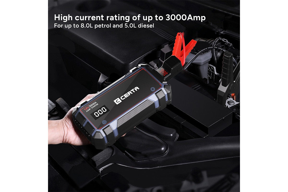 Certa 3000A 20000mAh Portable Jump Starter