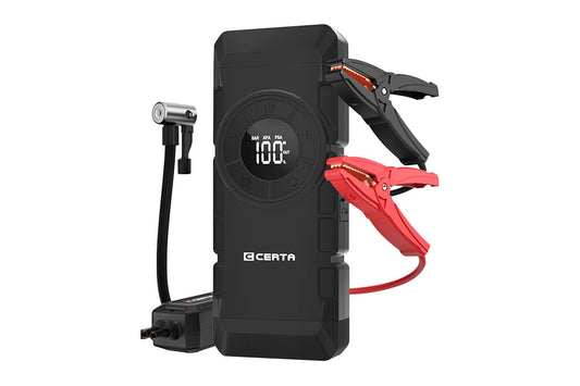 Certa Portable Jump Starter with Air Compressor and Power Bank 3000A 16,000mAh