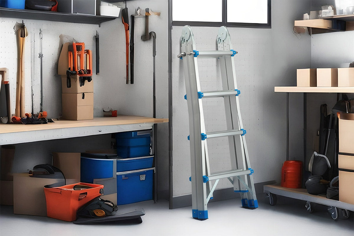 Certa 4m Multipurpose Telescopic Foldable Ladder with Platform