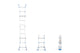 Certa 3m Multipurpose Foldable Ladder with Platform