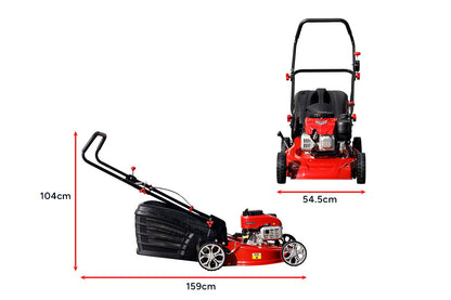 Certa Petrol Powered 65L 132cc Lawn Mower