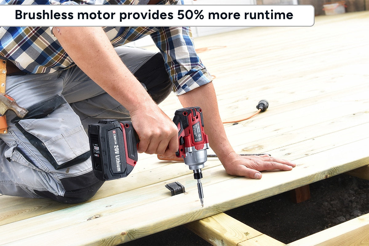 Certa PowerPlus 20V Brushless Impact Driver (Skin Only)