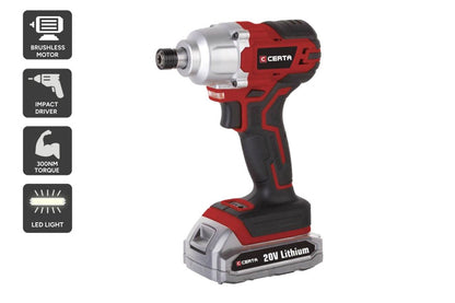 Certa PowerPlus 20V Brushless Impact Driver (Skin Only)