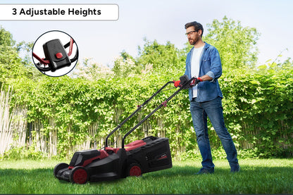 Certa PowerPlus Brushless Motor Lawn Mower (Skin + 4.0Ah Battery + Charger)