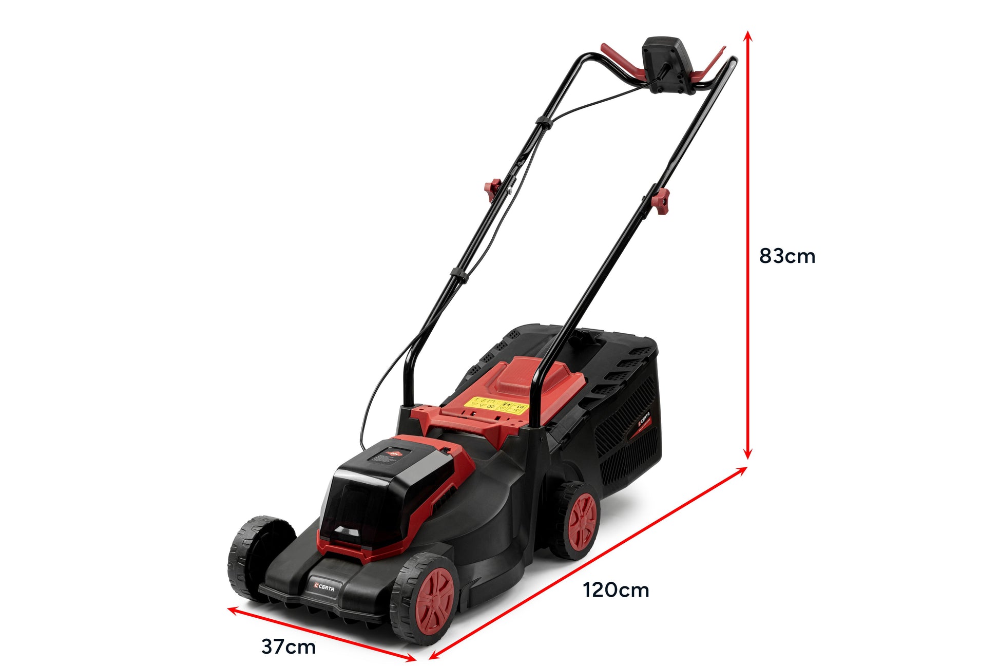 Certa PowerPlus Brushless Motor Lawn Mower (Skin + 4.0Ah Battery + Charger)