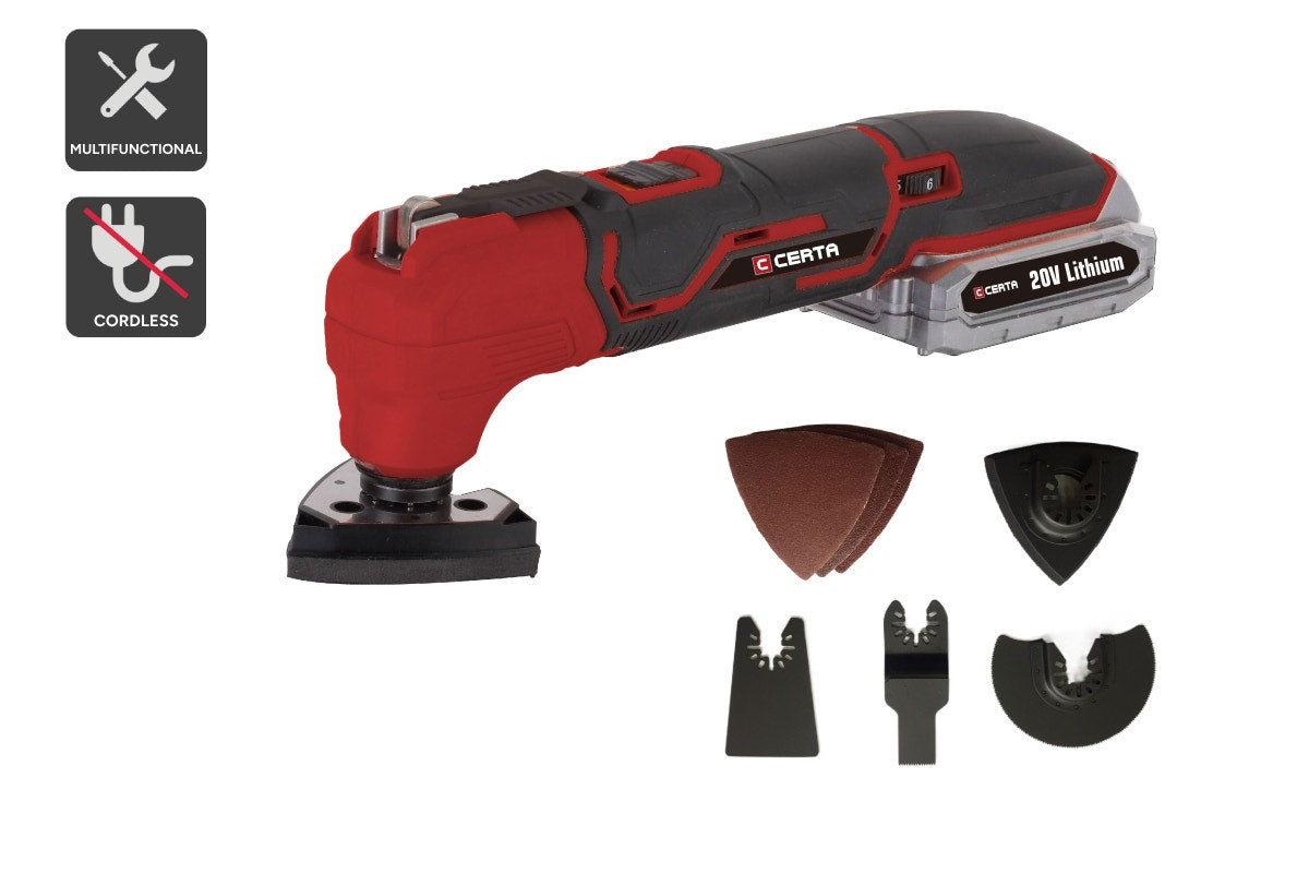 Certa PowerPlus 20V Cordless Multi Tool (Skin Only)