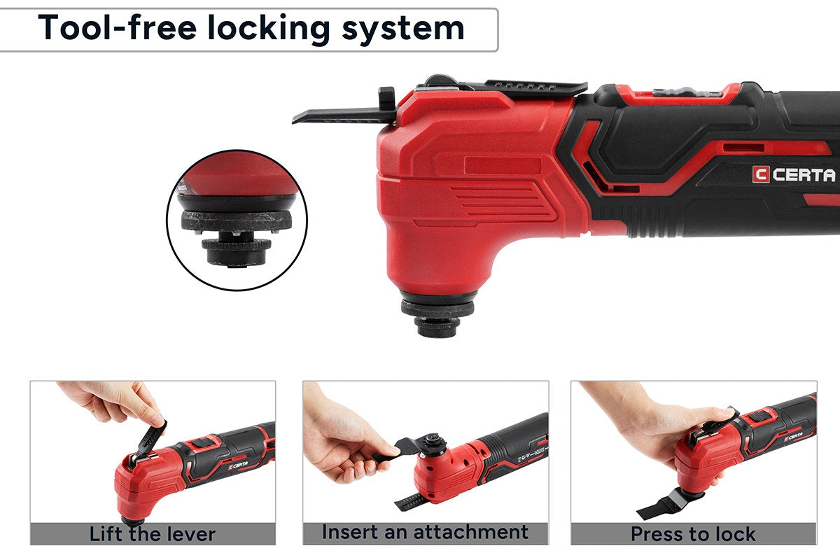 Certa PowerPlus 20V Cordless Multi Tool (Skin Only)