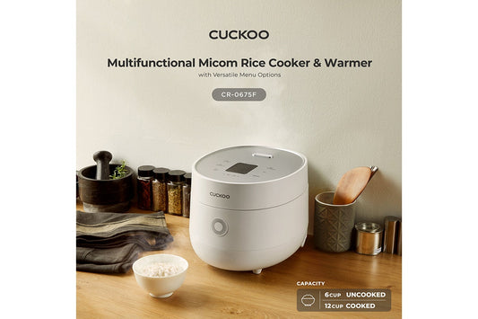 Cuckoo 6-Cup Micom Rice Cooker (CR-0675F) - Auzzistore
