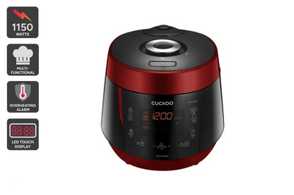 Cuckoo 10 Cup HP Pressure Rice Cooker (Red)