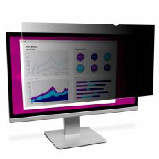 3M High Clarity Privacy Filter for 21.5" Monitor with Adhesive Strips and Slide Mounts, 16:10