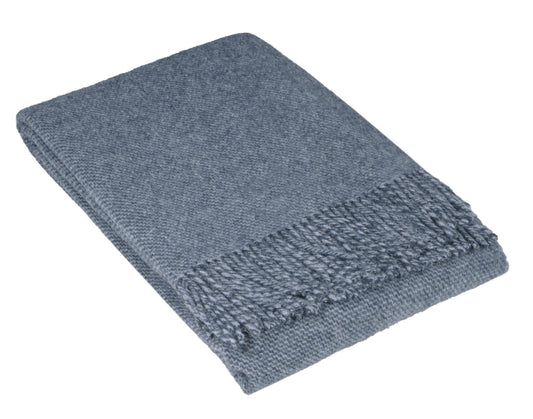 Cambridge Throw - 100% NZ Wool - Navy | Auzzi Store