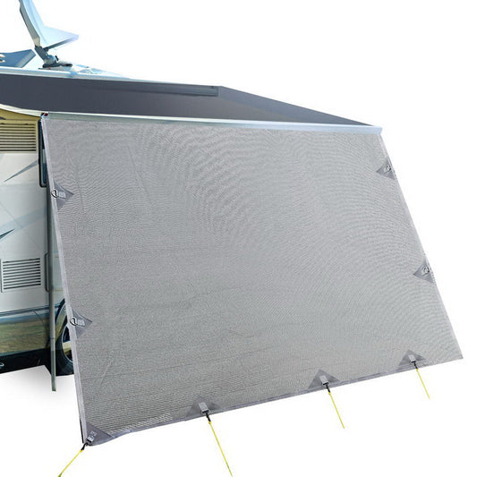 Caravan Privacy Screens Roll Out Awning 4.3X1.95M End Wall Side Sun Shade Screen | Auzzi Store