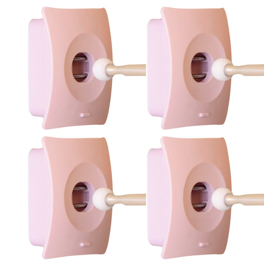 Catchhole 4X Pink Door Stopper Wall Mount Door Stop Adhesive Catch Hole Advanced | Auzzi Store