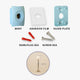 Catchhole 4X Pink Door Stopper Wall Mount Door Stop Adhesive Catch Hole Advanced | Auzzi Store