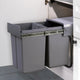 Cefito 2x20L Pull Out Bin - Grey | Auzzi Store