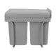 Cefito 2x20L Pull Out Bin - Grey | Auzzi Store