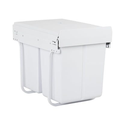 Cefito 2x20L Pull Out Bin - White | Auzzi Store