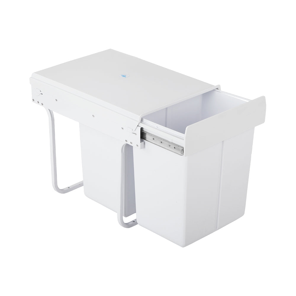 Cefito 2x20L Pull Out Bin - White | Auzzi Store