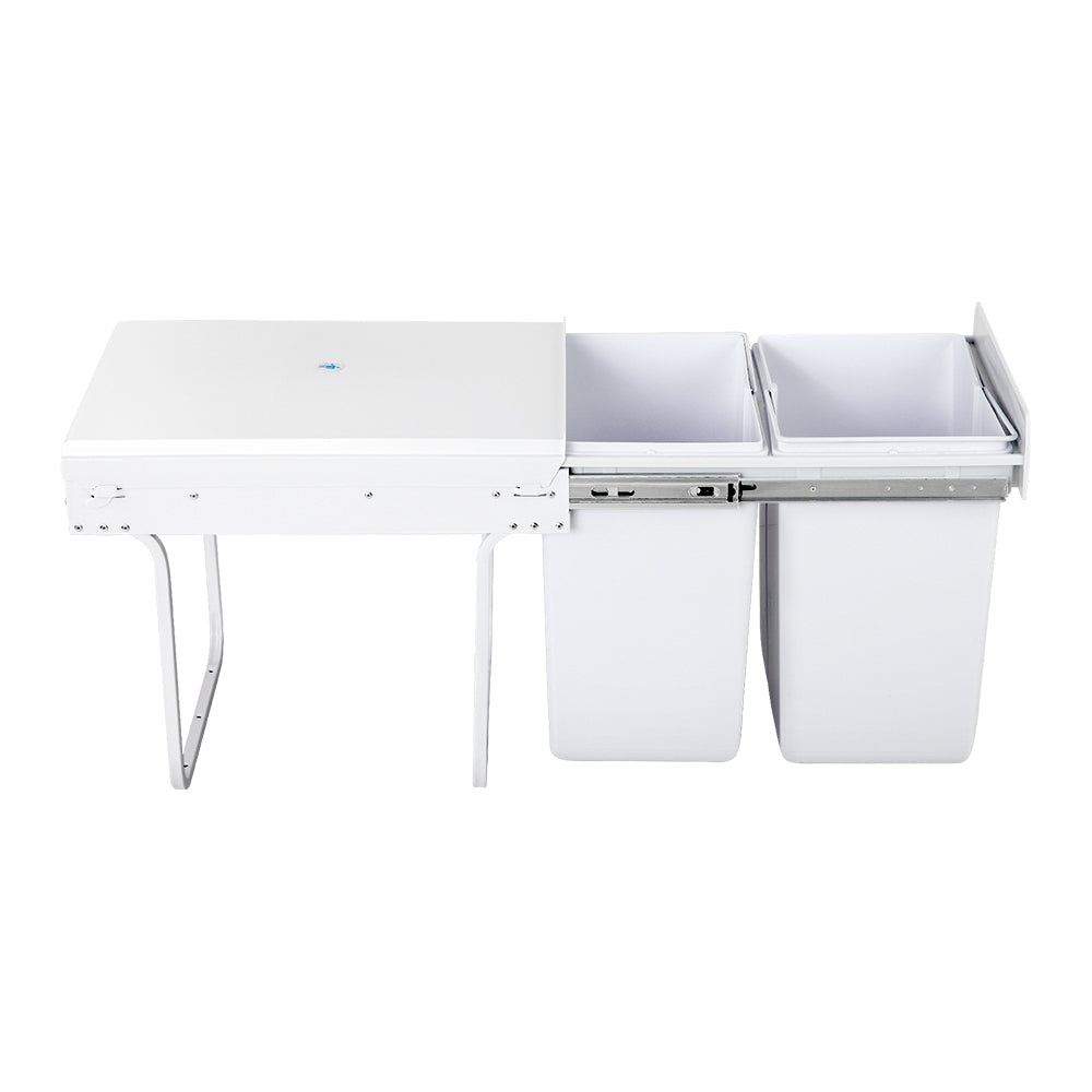 Cefito 2x20L Pull Out Bin - White | Auzzi Store