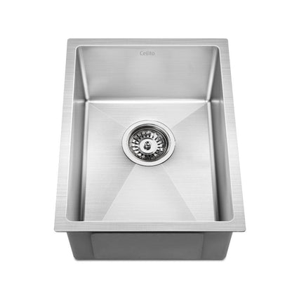 Cefito 34cm x 44cm Stainless Steel Kitchen Sink Under/Top/Flush Mount Silver | Auzzi Store