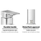 Cefito Basin Mixer Tap Faucet Bathroom Vanity Counter Top WELS Standard Brass Silver | Auzzi Store