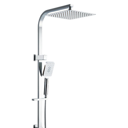 Cefito WELS 10'' Rain Shower Head Set Round Handheld High Pressure Wall Chrome | Auzzi Store