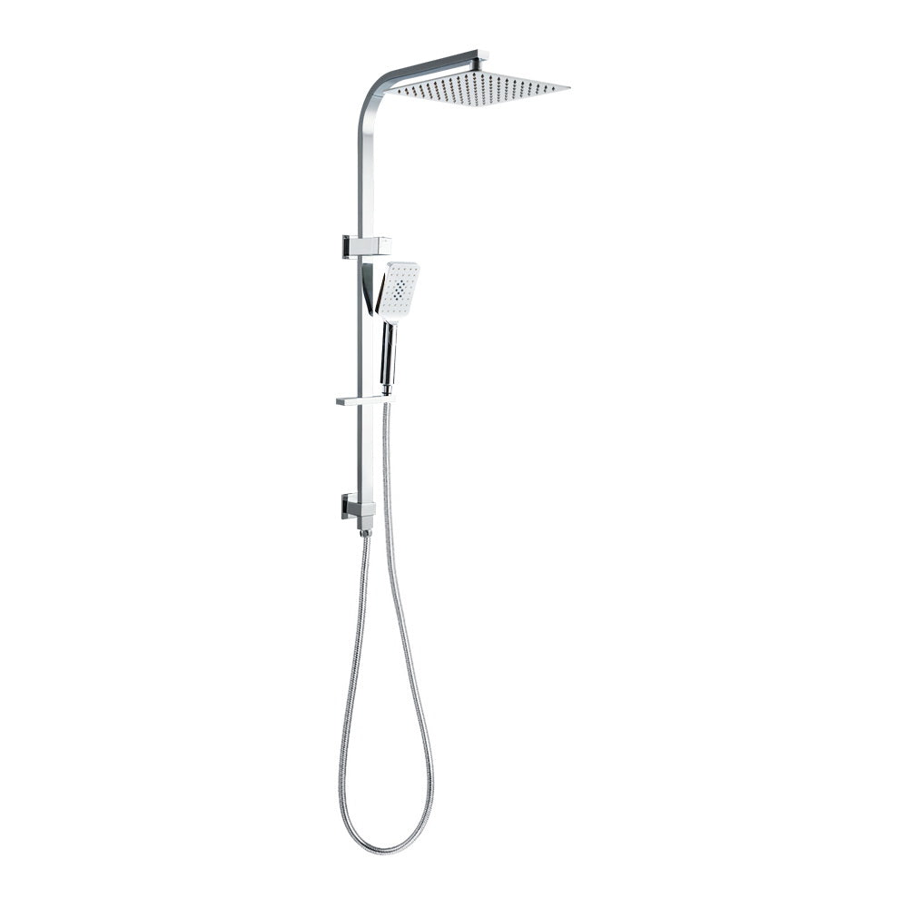 Cefito WELS 10'' Rain Shower Head Set Round Handheld High Pressure Wall Chrome | Auzzi Store