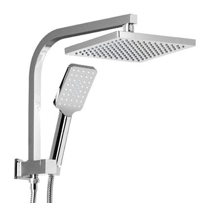 Cefito WELS 8'' Rain Shower Head Set Square Handheld High Pressure Wall Chrome | Auzzi Store