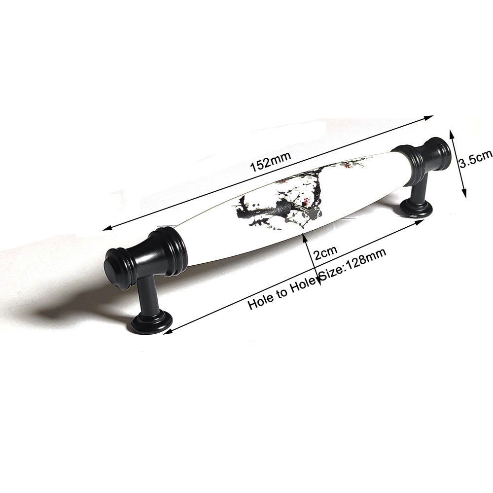 Ceramics Kitchen Cabinet Handles Bar Drawer Handle Pull black 96mm | Auzzi Store