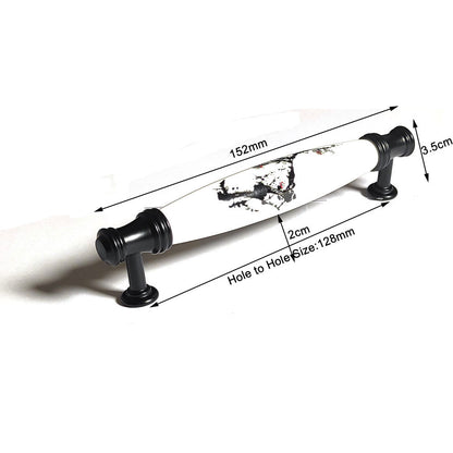 Ceramics Kitchen Cabinet Handles Bar Drawer Handle Pull black 96mm | Auzzi Store